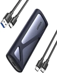 UGREEN Lecteur de boîtier SSD M.2 NVMe et SATA, 10 Gbit/s USB C 3.2 Gen2, compatible Thunderbolt 3