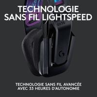 CASQUE GAMING LOGITECH G535 - SANS FIL - LIGHTSPEED - MICRO UNIDIRECTIONNEL - PC / PS4 / PS5 - BLACK thumbnail 4