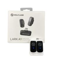 HOLLYLAND LARK A1 MINI DUO - MICROPHONE SANS FIL LAVALIER - USB-C - HAUTE QUALITÉ - BLACK thumbnail 4