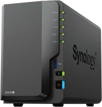 Synology DiskStation DS224+ - Serveur NAS 2 baies - 2 Go de RAM DDR4 - Intel Celeron J4125