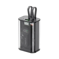 HAVIT PB94 - BATTERIE EXTERNE POWER BANK 10000mAh - DOUBLE PORT USB - ULTRA-COMPACT - NOIR