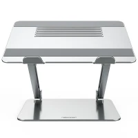 Nillkin Prodesk Adjustable Laptop Stand - Silver Aluminium - 