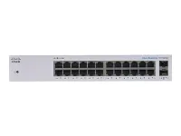 Cisco CBS110-24T Switch  22 ports 10/100/1000 Mbps + 2 ports combo Ethernet Gigabit/SFP