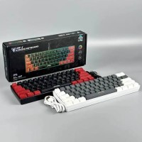 JEDEL KL-69 - CLAVIER GAMING FILAIR COMPACT 60% - MÉCANIQUE - BLEU SWITCH - RGB - USB-C - ANTI-GHOSTING - BLACK