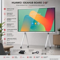 screens-huawei-ideahub-board-2-65-ecran-interactif-4k-controller-ideashare-key-support-mural-roulettes-sans-ops-hussein-dey-alger-algeria