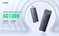 UGREEN AC1300 USB WiFi Adapter 5G 2.4G Dual Band USB 3.0