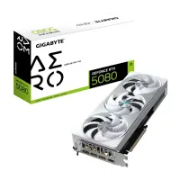 GIGABYTE GEFORCE RTX 5080 AERO OC SFF - 16G GDDR7 -G-SYNC - DLSS4 AI - RAY TRACING - HDMI/DP -WHITE 