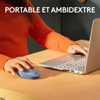 LOGITECH M171 WIRELESS MOUSE - SOURIS SANS FIL - AMBIDEXTRE - USB 2.4 GHZ - CAPTEUR OPTIQUE - 3 BOUTONS - BLEU & GRIS thumbnail 4