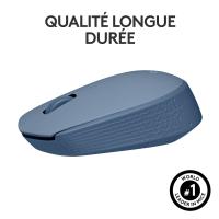 LOGITECH M171 WIRELESS MOUSE - SOURIS SANS FIL - AMBIDEXTRE - USB 2.4 GHZ - CAPTEUR OPTIQUE - 3 BOUTONS - BLEU & GRIS thumbnail 5