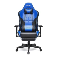 KIROGI SIÉGE GAMING 2076 XL - ACCOUDOIR 5D -  REPOSE-PIEDS - ROTATION À 360 DEGRÉ - ERGONOMIQUE  