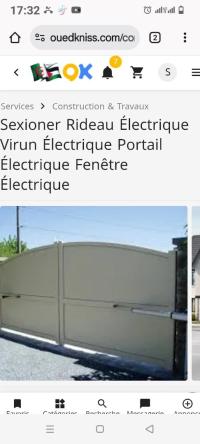 construction-works-portail-electrique-coulissant-sectionnelle-verin-fenetre-rideau-dely-brahim-tipaza-alger-algeria