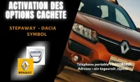 Activation option caché symbole dacia