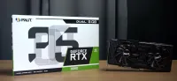 RTX 3050 Dual Palit OC (Overclock d'usine) 8GB VRAM DDR6 1 HDMI PORT  3 Display PORT