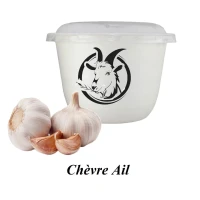 Fromage à tartiner à base de lait de chèvre à l'Ail