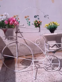 Support bac de  fleurs