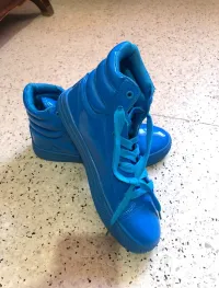 basquette montante sport femme 40-41 couleur bleu // basket women shoes