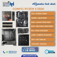 PC Gaming Ryzen 5 5500 + RTX 3050