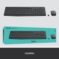 COMBO CLAVIER SOURIS LOGITECH MK235 SANS FIL