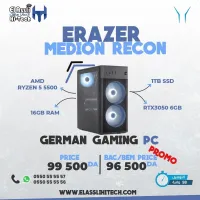 PC ERAZER MEDION RECON | Ryzen 5 5500 | RTX 3050 6GB | 16GB DDR4 | 1TB SSD