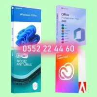 Windows 10/11 - Microsoft OFFICE 2021/2024 - ADOBE CREATIVE CLOUD - ANTIVIRUS ESET - KASPERSKY 