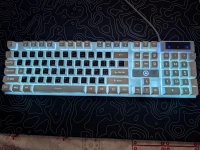 CLAVIER SEMI-MÉCANIQUE Yindiao K500 + SOURIS RGB Raiku G701