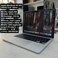كمبيوتر-محمول-apple-macbook-air-m4-2025-136-pouce-liquid-retina-cpu-10-coeurs-gpu-16go-ram-512go-ssd-batterie-99-100-cycles-القبة-الجزائر
