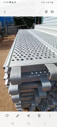 Planché échafaudage en acier galvanisé