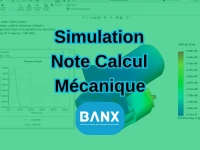 Simulation Note Calcul Conception des Systèmes Industrielle en Sous-Traitance / Freelance SOLIDWORKS