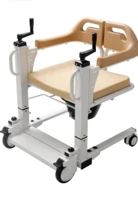 Fauteuil de transfert et de toilette et de douche avec roue 