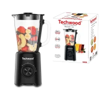Blender TECHWOOD Bol Verre 1.5L 500W