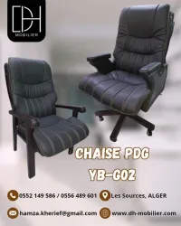 Chaise PDG accoudoirs en bois