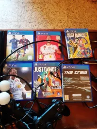 Slm play 4 fat 500G avec tous accessoires 1 manette vr kinect mooov  bon état  6 jeux version 12.52