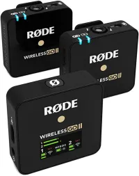 Rode Wireless GO II Dual Channel Système De Microphone Numérique Sans Fil Compact Avec Micro
