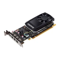 HP NVIDIA QUADRO P1000 - GDDR5 4GB 4K - DISPLAYPORT 1.4 - LOW PROFILE - PCIE 3.0 - BLACK