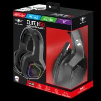 Spirit Of Gamer Elite-H50 Black Edition Casque-Micro Gamer (PS4 / Xbox One / Nintendo Switch / PC)