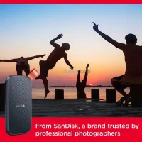 SanDisk 2 To SSD Externe Portable Type-C USB 3.2 Vitesse De Lecture Jusqu'à 520 Mo/S