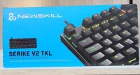 CLAVIER NEWSKILL SERIKE V2 TKL - GAMING MÉCANIQUE - RGB - USB - NEWSWITCH RED - QWERTY