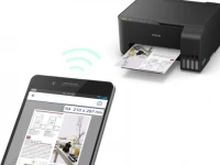 Imprimante Epson EcoTank L3150 Wifi À Réservoir D'encre Couleur Multifonction