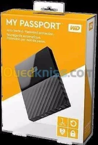 Disque Externe WD My Passport 1Tb