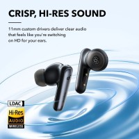 SOUNDCORE BY ANKER LIBERTY 4 NC TRUE WIRELESS NOISE CANCELLING EARBUDS BLUETOOTH IOS /ANDROID BLACK thumbnail 5