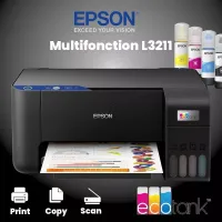 Epson EcoTank L3211 IMPRIMANTE MULTIFONCTION À RÉSERVOIR INTÉGRÉ 3EN1 COULEUR L3211 - USB