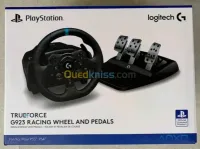 LOGITECH G923 Volant de Course TRUEFORCE et Pédales Pédales Sensibles Double Embrayage PS5 XBOX PC