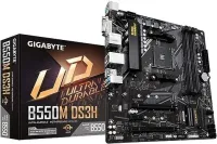 Carte Mére Gigabyte B550M DS3H Micro ATX Socket AM4 AMD B550 - 4 X DDR4 - SATA 6Gb/S + M.2 - USB 3.1