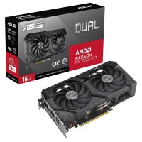 ASUS DUAL RADEON RX 7600 XT OC - 16GB GDDR6 4K - RAY TRACING - FSR 3 - HDMI 2.1 - PCIe 4.0 - BLACK