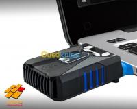 Hizek Ventilateur de refroidissement pour ordinateur portable avec  affichage de la température Détection automatique de la température de  l'extracteur d'air Vitesse 1300-4000 - Algerie Store