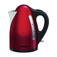 Bouilloire Électrique Sans Fil 1,7L 2400W Rouge Inox Tefal KI110511