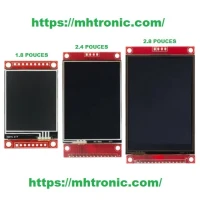 Arduino - Afficheur LCD TFT Couleur 1,8" / 2.4" / 2.8" Pouce