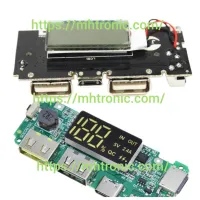 Arduino - Chargeur de batterie USB 5V 1A 2.1A (noir) / USB 5V 2,4 A (vert)