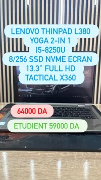 Lenovo Thinkpad L380 - i5/8th - tactile - x360 - 8/256- Intel UHD 