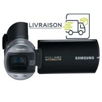 Camescope Samsung Full HD 1080 - 10x Digital Zoom - Enregistrement Sur Carte Mémoire SD